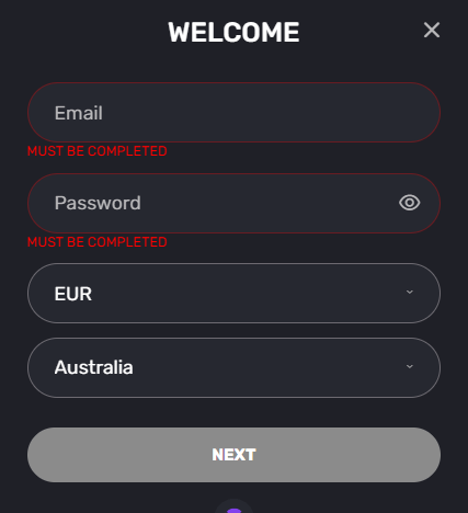 registration form voodoo casino